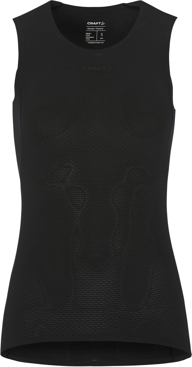Craft active nanoweight sl w dames thermoshirt - zwart l