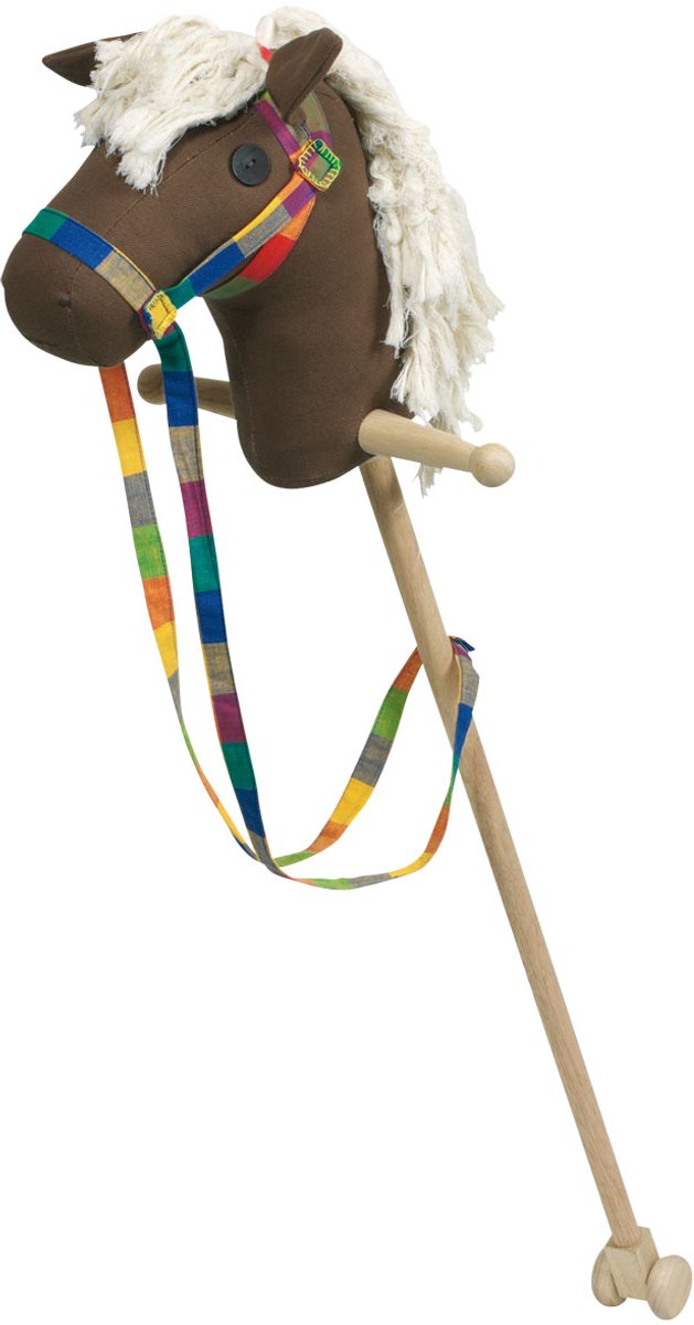 Goki Steckenpferd aus Holz, braun