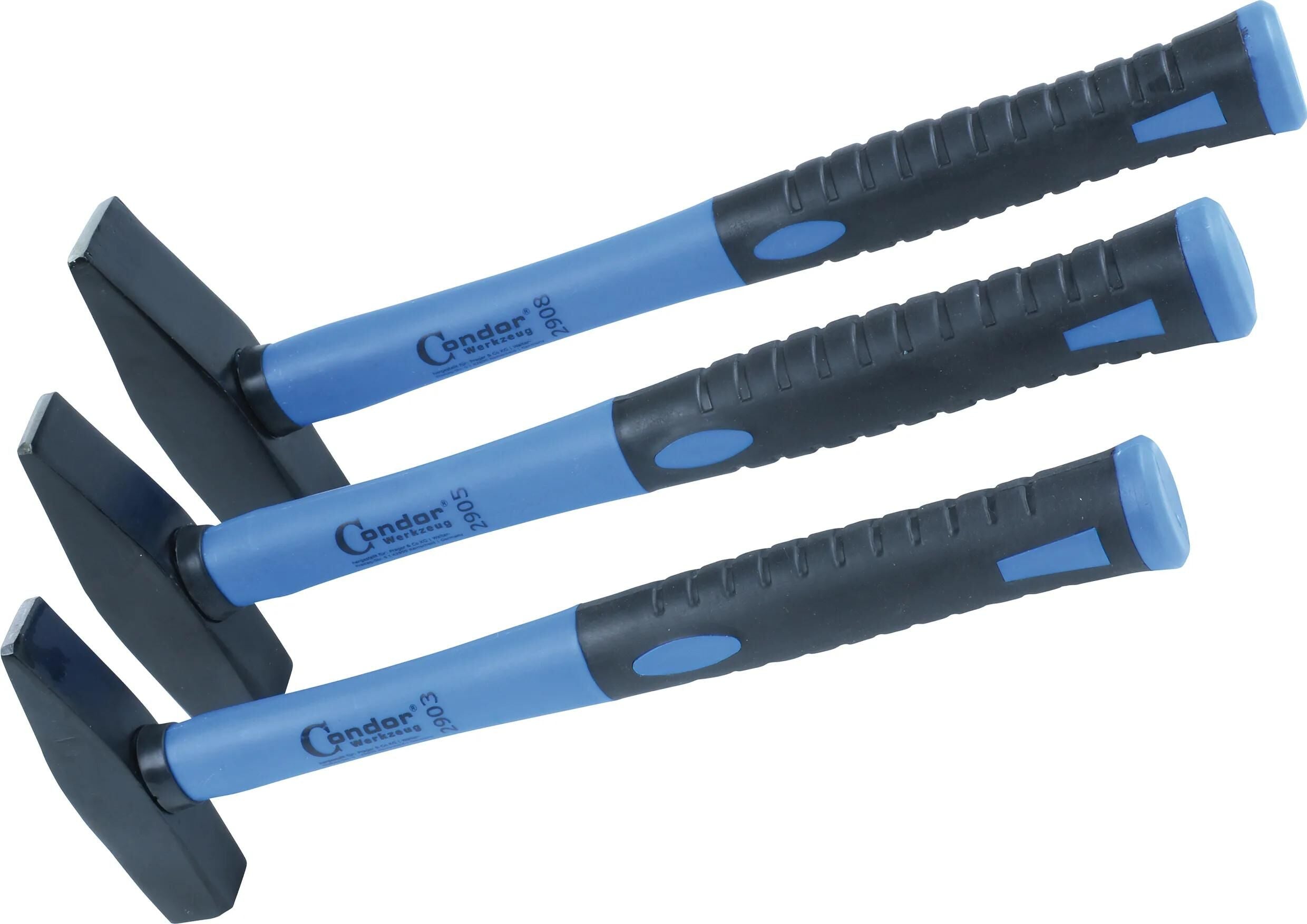 Condor schlosserhammersatz hammer set w. fiberglass 3-tlg.