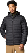 Columbia lake 22™ ii down hooded jacket heren outdoorjas - black s