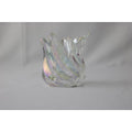 Mansion atmosphere waxinelichthouder tulp wit 9x9x9,3cm