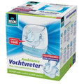 Bison vochtvreter® ambiance, luchtontvochtiger, bestrijdt vocht en schimmel in woonruimtes, uniek luchtcirculatiesysteem, 450 g, wit, ook geschikt voor caravans en campers