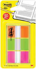 Post-it ® index standaard, draagbare set, oranje, groen, paars, 24 mm x 43.2 mm