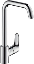 Hansgrohe focus m41 - keukenmengkraan - ééngreeps bediening - 260mm - rvs