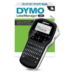 Dymo labelmanager 280-labelmaker | oplaadbare, draagbare labelprinter met azerty-toetsenbord | inclusief zwart-wit d1-labeltape (12 mm) | voor thuis en op kantoor