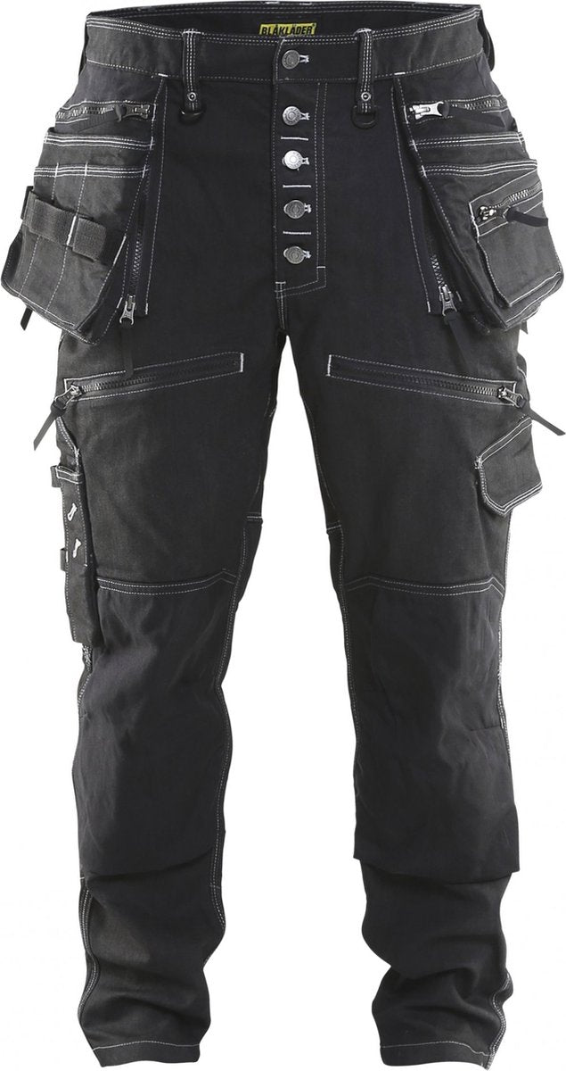 Blåkläder blaklader werkspijkerbroek stretch x1900 1999-1141 - mannen - zwart - 48