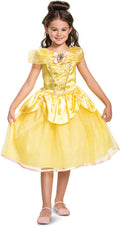 Disguise disney prinses - beauty the beast, belle deluxe , maat xs (3t-4t jaar), meisjes