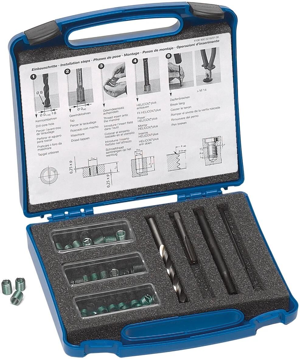 Böllhoff gewindereparatursortiment helicoil plus rep. pack helicoil m6 x 1.0