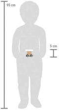 Small foot - houten lettertrein polar - wagon wit - 12 stuks