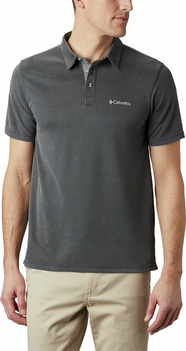 Columbia nelson point™ polo - polo shirt - heren polo - zwart - maat s
