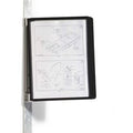 Durable wandhouder voor bureaustandaard vario magnet wall 5 zwart din a4 aantal meegeleverde displaypanels 5