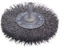 Sw stahl stahldrahtrundbürste 63303 round brush with 6mm shaf sw-steel d=75mm