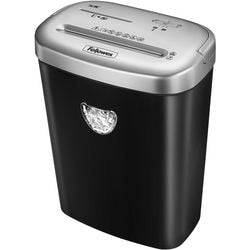 Fellowes papierversnipperaar 53c - vernietigt ook cd's - p4 - 10 vel - zwart en zilver