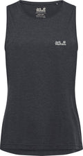 Jack wolfskin wildtrail tank top w dames outdoorshirt-phantom