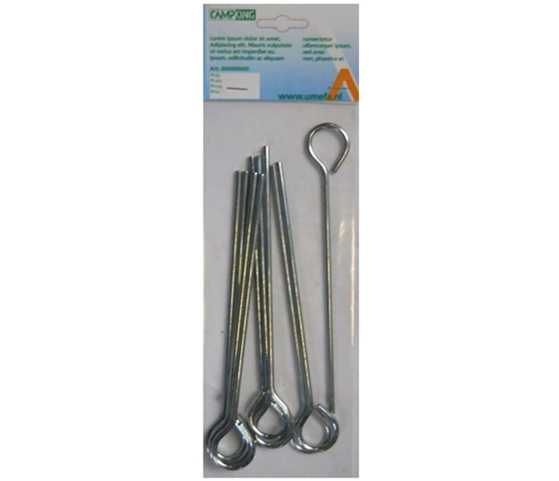 Campking umefa grondpen gesloten 24 cm 10st