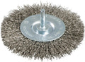 Metabo stahldrahtrundbürste round brush with 6mm shaf d=75mm steel
