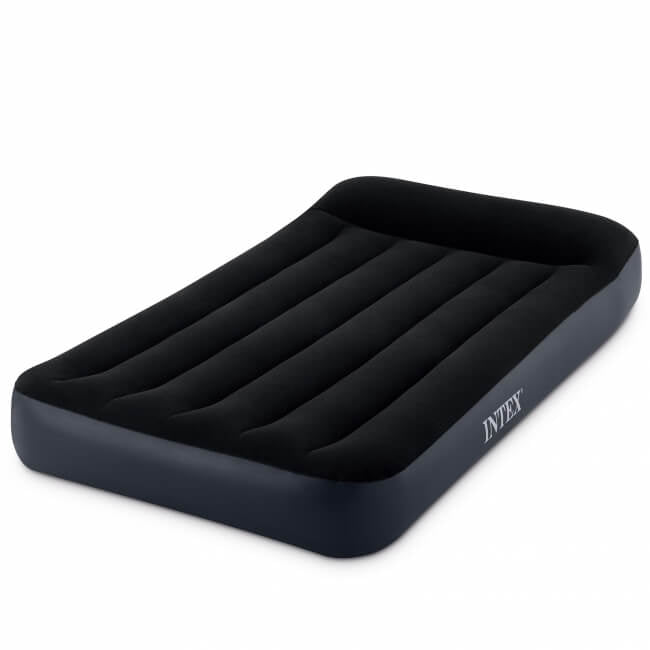 Intex 64141 Pillow Rest Classic Luftmatratze für 1 Person, 191 x 99 x 25 cm, schwarz