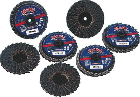 Norton lamellenscheibe mini flap x-treme r828 lamellar grinding.50mm p8