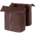 Basil City Doppel-Panniertasche 28–32 Liter, 12 x 29 x 30 cm, geröstet braun