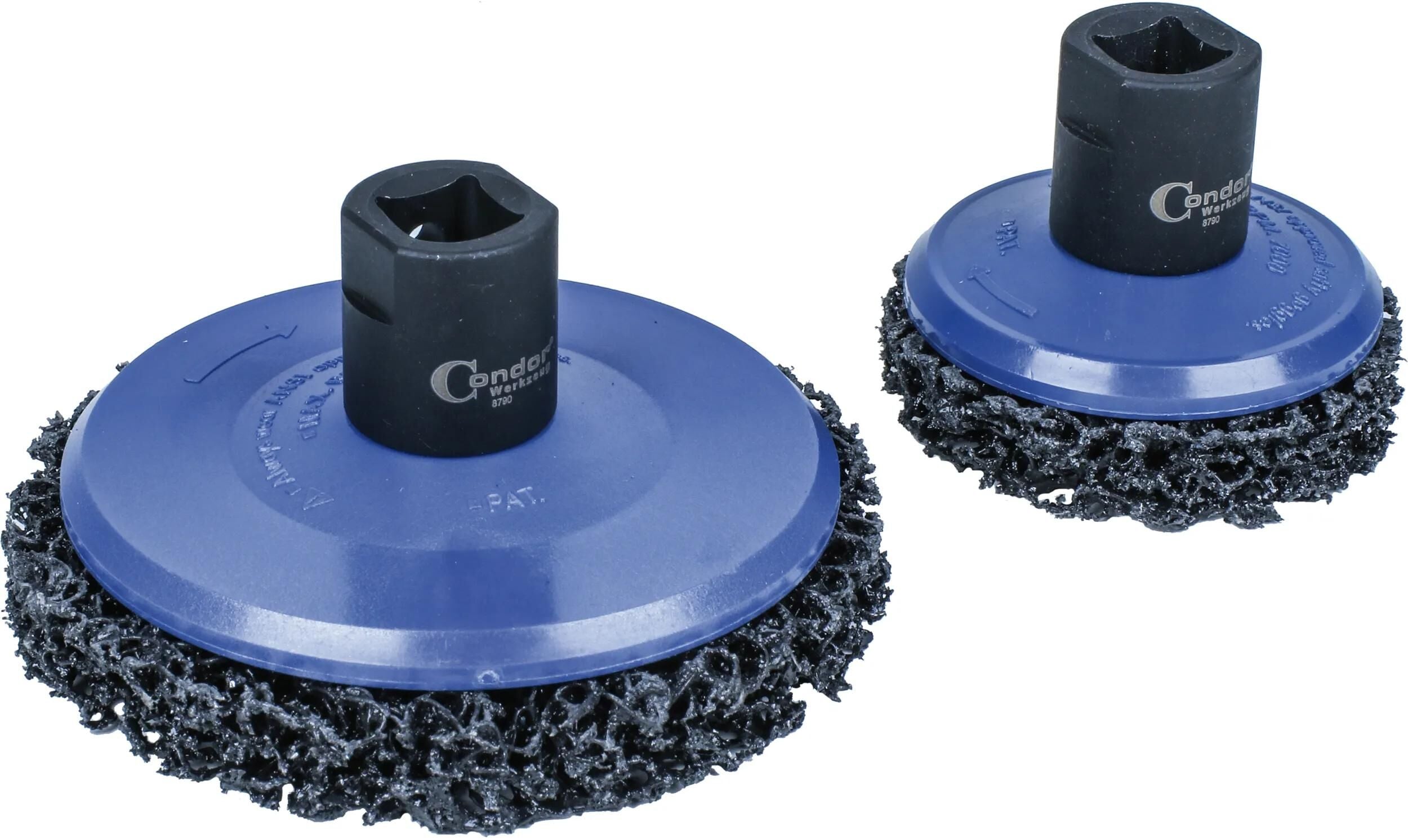 Condor radnabenreinigungs-set 8790 grinding discs set 65+105mm 2-piece.