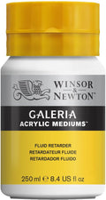 Winsor newton 3040818 galeria fluid retarder 250 ml – acrylmedium voor vertraagd drogen verbeterd mengen
