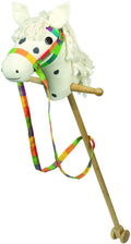 Goki Steckenpferd aus Holz, weiß