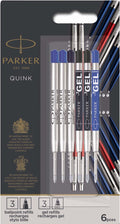 Parker jotter london discovery-pakket bestaande uit navullingen voor balpen en gelpen: 3 quinkflow-navullingen voor uw balpen en 3 quink gelnavullingen