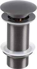 Differnz design afvoerplug gun metal - pop�up - 63mm - mix match - grote schroef