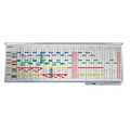 Jaar planner professional legamaster aluminium 1500x750mm wit