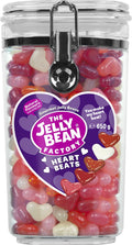 The jelly bean factory - heart beats - snoeppot - gevuld met snoep - cadeau - 650 g