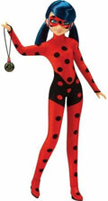 Bandai - miraculous - pop - marinette - lieveheersbeestje geluksbrenger - 26 cm gelede modepop - p50012