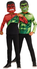 Rubies reversible hulk kinder kostuum 3-delig maat 110-116