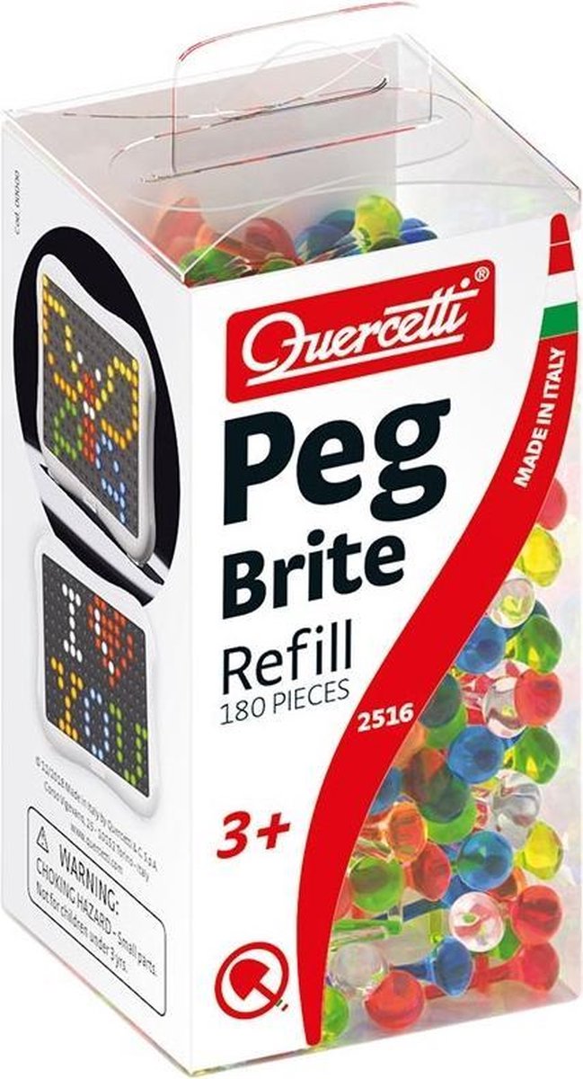 Quercetti Minenstifte mit Licht, 180 Stück.