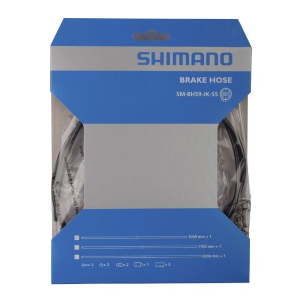 Bremsleitung Scheibenbremse Shimano SM-BH59 1000 mm - schwarz