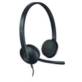 Headset logitech h340 zwart geluidsonderdrukking