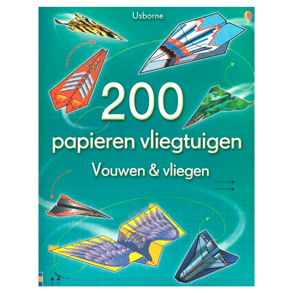 Centraal boekhuis 200 papieren vliegtuigen vouwen vliegen