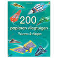 Centraal boekhuis 200 papieren vliegtuigen vouwen vliegen