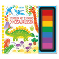 Wpg uitgevers stempelen met je vingers - dinosaurussen