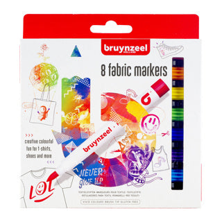 Bruynzeel fabric markers set 8