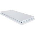 Legborden arno space epsilon 100x60cm lichtgrijs