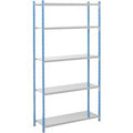 Basiselement arno space 100x60x200cm blauw lichtgrijs