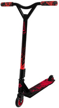 Streetsurfing street surfing torpedo stuntstep - rood - 100mm wielen - 6061 aluminium - abec 7