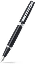 Sheaffer vulpen 300 - e9312 - m - glossy black chrome plated