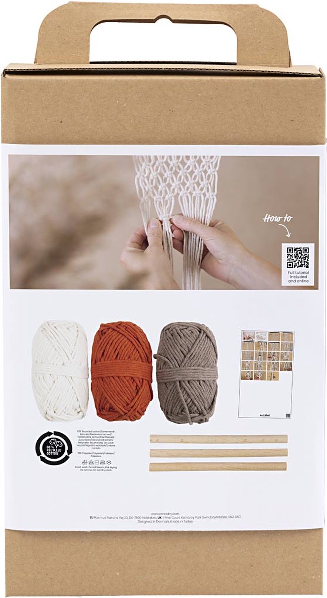 Creativ Company Hobbyset Makramee-Blumenhänger