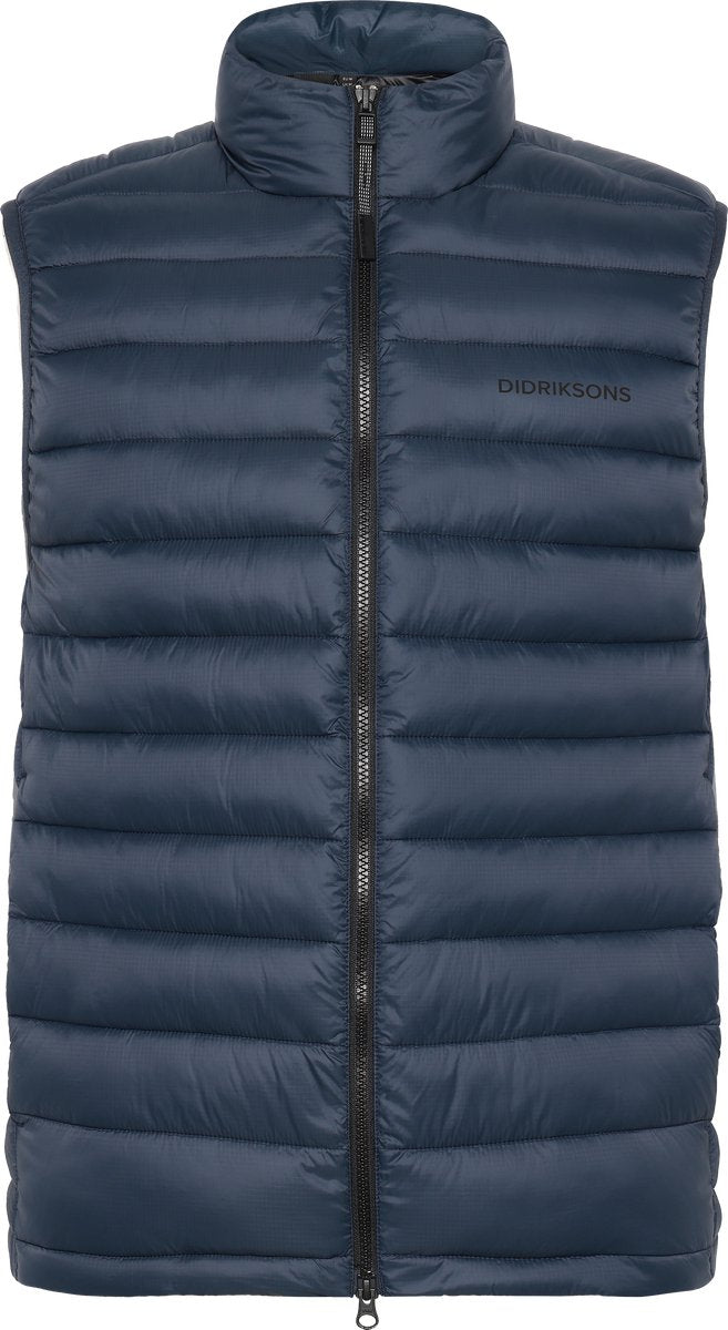 Didriksons marino usx vest unisex outdoorjas - sleepy blue xl