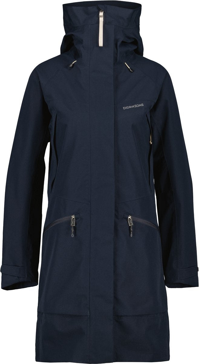 Didriksons ilma wns parka 8 dames outdoorjas - dark night blue 36