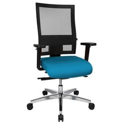 Bureaustoel topstar sitness 60 blauw zwart mesh