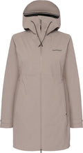 Didriksons bea wns parka 6 dames outdoorjas - ash brown