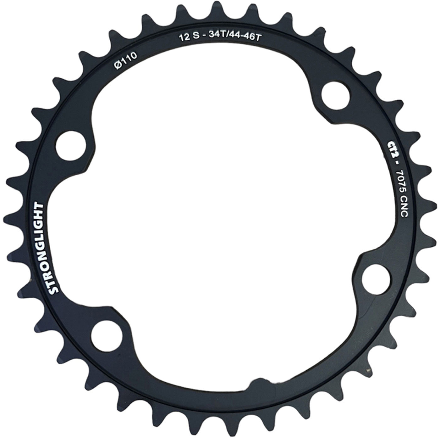 Stronglight chainring r71 81 92 38z.110 4l.12f.