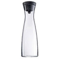 Wmf waterkaraf 1,5l glas, staal transparant, zwart